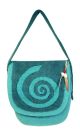 Rahmentrommel-Tasche aus Filz türkis-petrol, 54 cm kaufen München, Filz-Rahmentrommeltasche kaufen, buy felt bag for 20,5