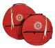 Rahmentrommel-Tasche Deluxe rot, goldenes Mandala - 44 cm kaufen München, buy drum case for 16,5