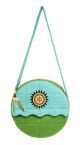 Rahmentrommel-Tasche NC Green Island, 38cm - rote Sonne kaufen München, Indianer-Trommel-Tasche kaufen, Schamanentrommel-Tasche kaufen Bayern, sac de tambour de cadre, borsa di tambour, Drum case for shamanic frame drum, Rahmentrommel-Tasche NC Green Isla