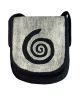 Rahmentrommel-Tasche aus Filz, schwarz-hellgrau, 43 cm kaufen München, buy drum case - handmade from felt for 16,5