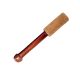 Klangschalen-Schlegel Holz, klein - beiges Leder kaufen München, Klangschalen-Schlägel kaufen Bayern, Klangschalenklöppel kaufen BRD, buy stick for singing bowl, Klangschalenschlegel zum Anreiben, Klangschalenschlögel Holz, klein - beiges Leder