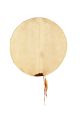 Rahmentrommel beige gepunktetes Fell mit schwarzem Fleck F6A, 45 cm kaufen München, Schamanentrommel kaufen Bayern, Schamanen-Trommel kaufen Erding, 17,7