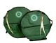 Rahmentrommel-Tasche Deluxe dunkelgrün, türkises Mandala - 41 cm kaufen München, buy drum case for 15,5