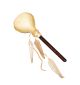 Große Rinderhaut-Rassel mit 3 Entenfedern, natur - für schamanische Arbeit kaufen München, buy rattle made of cow skin- with duck feather, Maraka kaufen BRD, schamanische Rassel, Schamanen-Rassel kaufen Bayern, große Rinderhautrassel, 3 Entenfedern