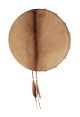 Rahmentrommel hellbraunes Ziegenfell mit Haaren, 35 cm kaufen München, Schamanentrommel kaufen Bayern, Schamanen-Trommel kaufen BRD, buy 13,75