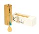 Original Koshi Klangspiel Aqua Wasser aus Bambus mit blauem Logo-Punkt und blauer Quaste, Koshi Wind-Spiel Aqua kaufen München, Original Koshi Windspiel Aqua kaufen Bayern, pentatonisch gestimmtes Koshi Aqua, carillons, wind chime Aqua, Koshi-Sphäre Aqua