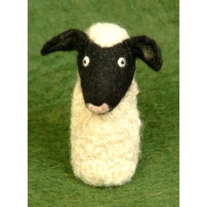 Filz-Fingerpuppe schwarzes Schaf kaufen München, schwarzes Schaf aus Filz, black sheep made of felt, natürliches Kinder-Spielzeug aus Filz, Filz-Finger-Puppe Schaf, Filz-Tier, Filzfingerpuppe schwarzes Schaf