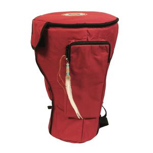 Profi Djembe-Rucksack Deluxe Mandala FZ-S rot, 64 cm kaufen München, Trommel-Rucksack kaufen Bayern, Trommelrucksack kaufen Bayern, Djembe-Tasche kaufen BRD, buy drum case for djembe height 24,8