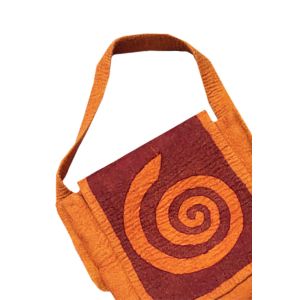 Rahmentrommel-Tasche Filz, orange-rot, 44 cm kaufen München, Filz- Rahmen-Trommel-Tasche kaufen Erding, buy handmade felt bag for shamanic drum 16,5