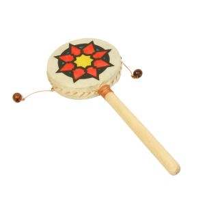 Drehtrommel Naturmaterialien mit echter Ziegenhaut und Holzperlen kaufen München, Kinder Handtrommel kaufen, buy mantra drum children, buy damaru, Damaru kaufen, Gebet-Trommel kaufen BRD, Affentrommel kaufen Bayern, Drehtrommel, buy hand drum children, Ha