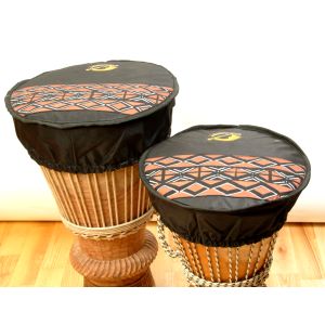 Djembe-Top Deluxe Dekor schwarz, 36 cm kaufen München, Djembe-Schoner kaufen BRD, Trommel-Top kaufen, Djembe-Hut Bayern kaufen, Djembe-Schutz, Djembe-Haube, buy drum cover 14