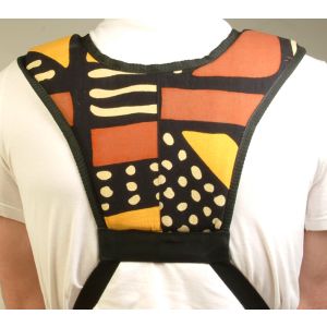 Tragegurt Djembe kaufen in München, Tragegurt für die Djembe kaufen in Bayern, Djembe-Tragegurt, Trommel-Tragegurt kaufen in Erding, Tragegurt für die Trommel, Trommel-Tragegurt Batik-bunt - Rücken