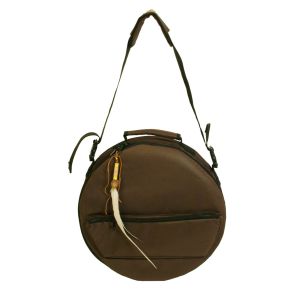 Frontansicht: Rahmentrommel-Tasche Deluxe in Braun 59 cm ohne Logo kaufen München, buy brown drum case for 23
