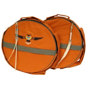 Rahmentrommel-Tasche CP-Adler orange, 54 cm kaufen München, Rahmentrommeltasche kaufen Bayern, Indianer-Trommel-Tasche kaufen, buy 20,5